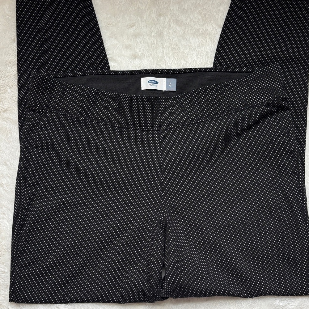 Old Navy Black and White Polka Dot Leggings